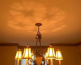 Chandelier—- dining room