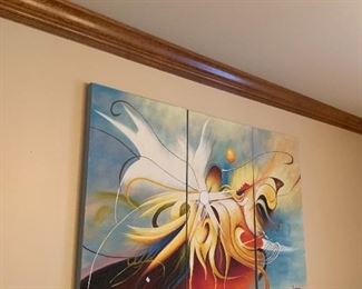 3 piece artwork