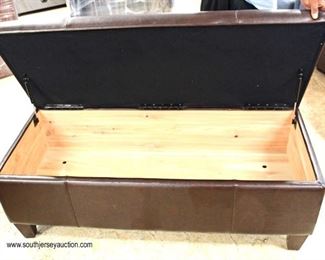  Leather End of the Bed Storage Bench

Auction Estimate $100-$200 – Located Inside 