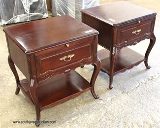  PAIR of VINTAGE SOLID Mahogany 2 Drawer French Style Night Stands

Auction Estimate $100-$200 – Located Inside 