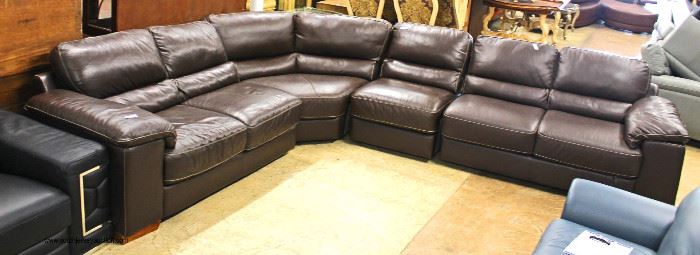  Like New 4 Piece Leather Sectional in the Brown

Auction Estimate $300-$600 – Located Inside 