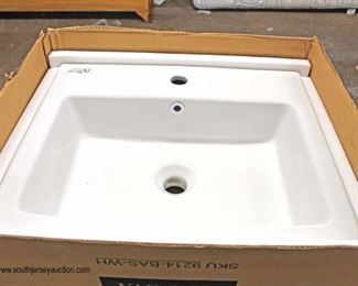 NEW 30” Modern Design Marble Top Bathroom Vanity with Sink 

Auction Estimate $100-$300 – Located Inside 
