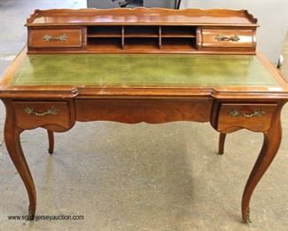 SOLID Cherry Leather Top French Provincial Style Ladies Writing Desk 

Auction Estimate $100-$300 – Located Inside 
