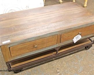 NEW Industrial Style 4 Drawer Coffee Table 

Auction Estimate $200-4400 – Located Inside 
