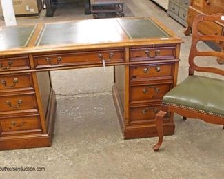 SOLID Knotty Pine Leather Top Desk with Chair by Sligh-Lowry Furniture 

Auction Estimate $100-$300 – Located Inside 
