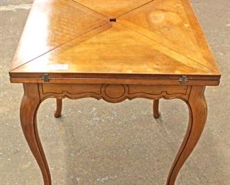 QUALITY SOLID Cherry Butterfly Napkin Chess/Checker Game Table 

Auction Estimate $100-$300 – Located Inside 
