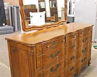 VINTAGE “John Widdicomb Furniture” SOLID Mahogany French Provincial Style Chest with Mirror 

Auction Estimate $100-$300 – Located Inside 
