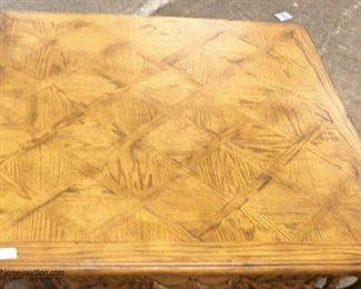 Italian Style Carved Parquet Inlaid Top Square Coffee Table 

Auction Estimate $100-$200 – Located Inside 
