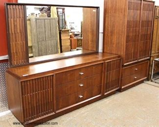 6 Piece Modern Design Mahogany Bedroom Set with King Size Headboard Only 

Auction Estimate $400-$800 – Located Inside 
