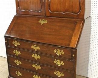 SOLID Mahogany “C.W. Kittinger Furniture” 2 Piece Secretary with Blind Door Bookcase Top 

Auction Estimate $300-$600 – Located Inside 
