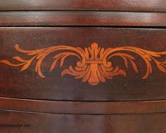 Mahogany High Chest and Low Chest with Inlay 

Auction Estimate $200-$400 – Located Inside 
