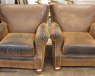 PAIR of Brown Suede Club Chairs 

Auction Estimate $200-$400 – Located Inside 
