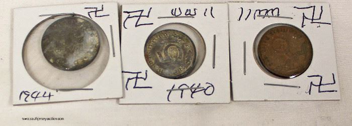 3 World War II German Coins 

Auction Estimate $10-$30 – Located Inside 
