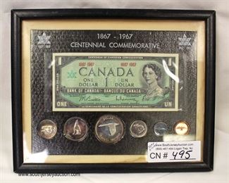 1867-1967 Centennial Commemorative Canada Set – some Silver 

Auction Estimate $20-$40 – Located Inside 

