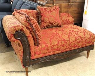 NEW Upholstered Mahogany Frame Chaise Lounge with Decorator Pillows 

Auction Estimate $100-$300 – Located Inside 

  
