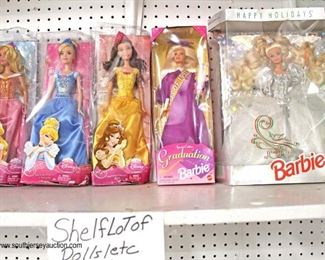 Selection of Barbie’s 

Auction Estimate $20-$50 – Located Inside 

