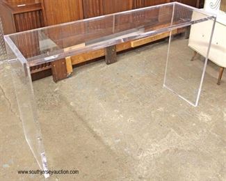 NEW Modern Design Lucite Sofa Table 

Auction Estimate $100-300 – Located Inside
