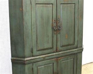 Paint Decorated Distressed “Habersham Furniture” Country Style Corner Cabinet 

Auction Estimate $300-$600 – Located Inside 

  
