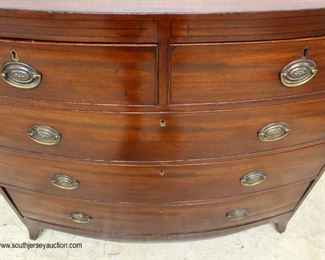 ANTIQUE Mahogany 2 over 3 Bow Front Chest 

Auction Estimate $200-$400 – Located Inside 
