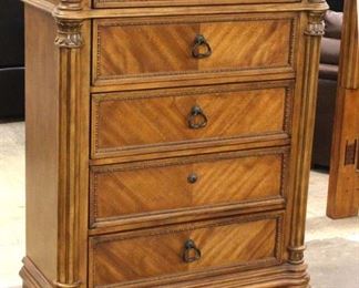 5 Piece “Ashley Furniture” Burl Mahogany Contemporary Carved King Size Bedroom Set 

Auction Estimate $500-$1000 – Located Inside 
