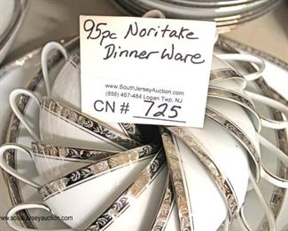 95 Piece “Noritake Silvester” Japan Dinnerware Set 

Auction Estimate $50-$150 – Located Inside 
