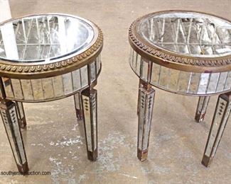  VINTAGE PAIR of Mirrored Round Hollywood Style Lamp Tables

Auction Estimate $100-$300 – Located Inside 