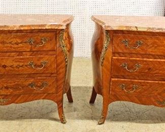  PAIR of Highly Inlaid Marble Top Commodes with Applied Bronze

Auction Estimate $300-$600 – Located Inside 