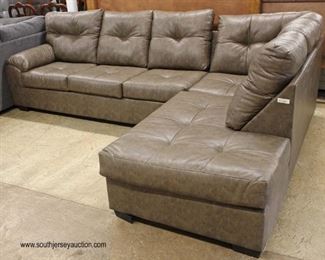  NEW 2 Piece Leather Sectional Chaise Sofa

Auction Estimate $400-$800 – Located Inside

  