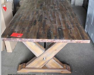 NEW Cross Buck Base Country Dining Room Table

Auction Estimate $200-$400 – Located Dock 