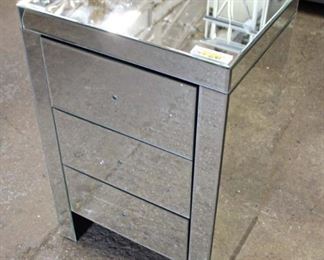  NEW Mirrored Hollywood Style 3 Drawer Night Stand

Auction estimate $100-$200 – Located Inside 