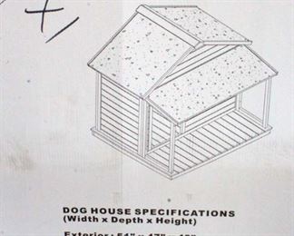  NEW “House and Paw” in Box Hometown Dog House in the Blue and White

Auction Estimate $100-$300 – Located Dock 