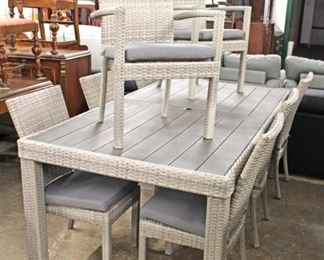  NEW 9 Piece "RST Furniture" Wicker Table and 8 Chairs in the Grey Color

Auction Estimate $400-$800 – Located Inside 
