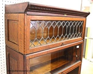  ANTIQUE Oak “Lundstrom Furniture Company” 5 Stack Bookcase with Leaded Glass Top

Auction Estimate $500-$1000 – Located Inside 