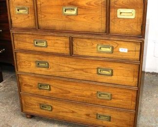  Mid Century “Baker Furniture” 2 Piece Campaign Style Chest

Auction Estimate $300-$600 – Located Inside 