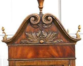  NICE “Maitland Smith Furniture” Burl Mahogany Banded and Inlaid Petite Display Cabinet with Bronze Feet and Bronze Finial

Auction Estimate $600-$1200 – Located Inside

  