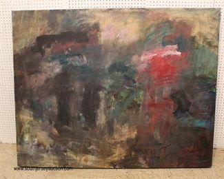  Mid Century Modern Abstract Oil on Canvas signed by a New Jersey Artist John Turnbull

Auction Estimate $500-$2000 – Located Inside 