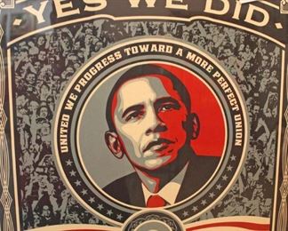  44th United States President Barack Obama "Yes We Did" Election Day Tribute

Located Inside – Auction Estimate $100-$400 