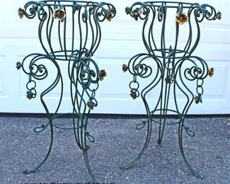  Pair of Outdoor Metal Flower Planters with Hand Painted Decorative Flowers

Auction Estimate $200-$400 each – Located Out Front 