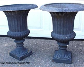  Large Selection of Cast Iron Garden Victorian Urn Planters and Aluminum Urn Planters

Auction Estimate $100-$300 a pair – Located Out Front 