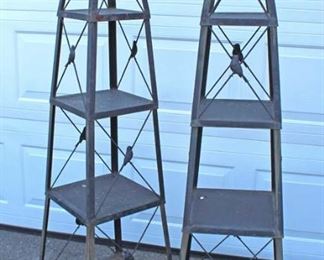  PAIR of Metal 4 Tier Decorative with Birds Display Shelves

Auction Estimate $100-$200 – Located Out Front 