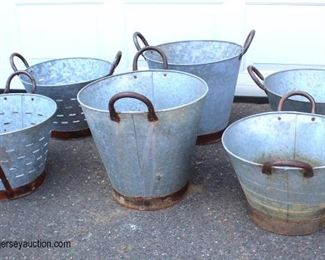  Large Selection of Galvanized Country Farm Style Wash Pails on Stands, Buckets, No. 1 Advertising Wash Bins and more

Auction Estimate $20-$100 each – Located Out Front

  