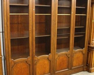  2 Piece “Baker Furniture” Burl Walnut 4 Door Bookcase Display Cabinet

Auction Estimate $300-$600 – Located Inside 