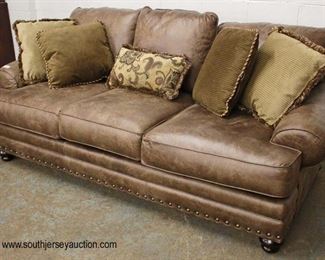  NEW Leather Like Upholstery Sofa with Decorative Pillows

Auction Estimate $300-$600 – Located Inside 