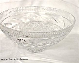  “Waterford” Cut Crystal Fruit Bowl

Auction Estimate $50-$100 – Located Inside 