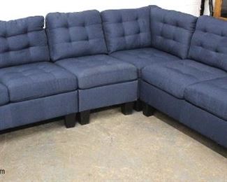  NEW 4 Piece Blue Upholstered Button Tufted Sectional Sofa

Auction Estimate $400-$800 – Located Inside 