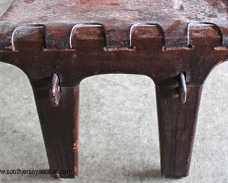  ANTIQUE Hand Tooled Leather Stool

Auction Estimate $50-$100 – Located Inside 