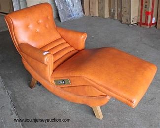  Mid Century Modern Orange Leather Chaise Lounge

Auction Estimate $200-$400 – Located Inside 