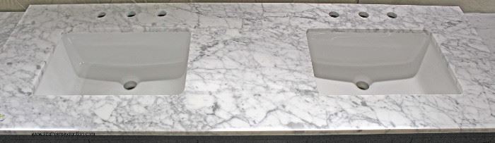  NEW 60” Marble Top Double Sink Bathroom Vanity

Auction Estimate $300-$600 – Located Inside 