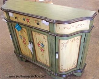  NEW “Stein World” Paint Decorated 2 Door 1 Drawer Credenza

Auction Estimate $200-$400 – Located Inside 