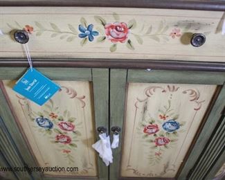  NEW “Stein World” Paint Decorated 2 Door 1 Drawer Credenza

Auction Estimate $200-$400 – Located Inside 